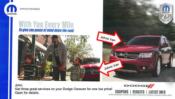 Dodge Direct Mail