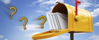 Mailbox question marks